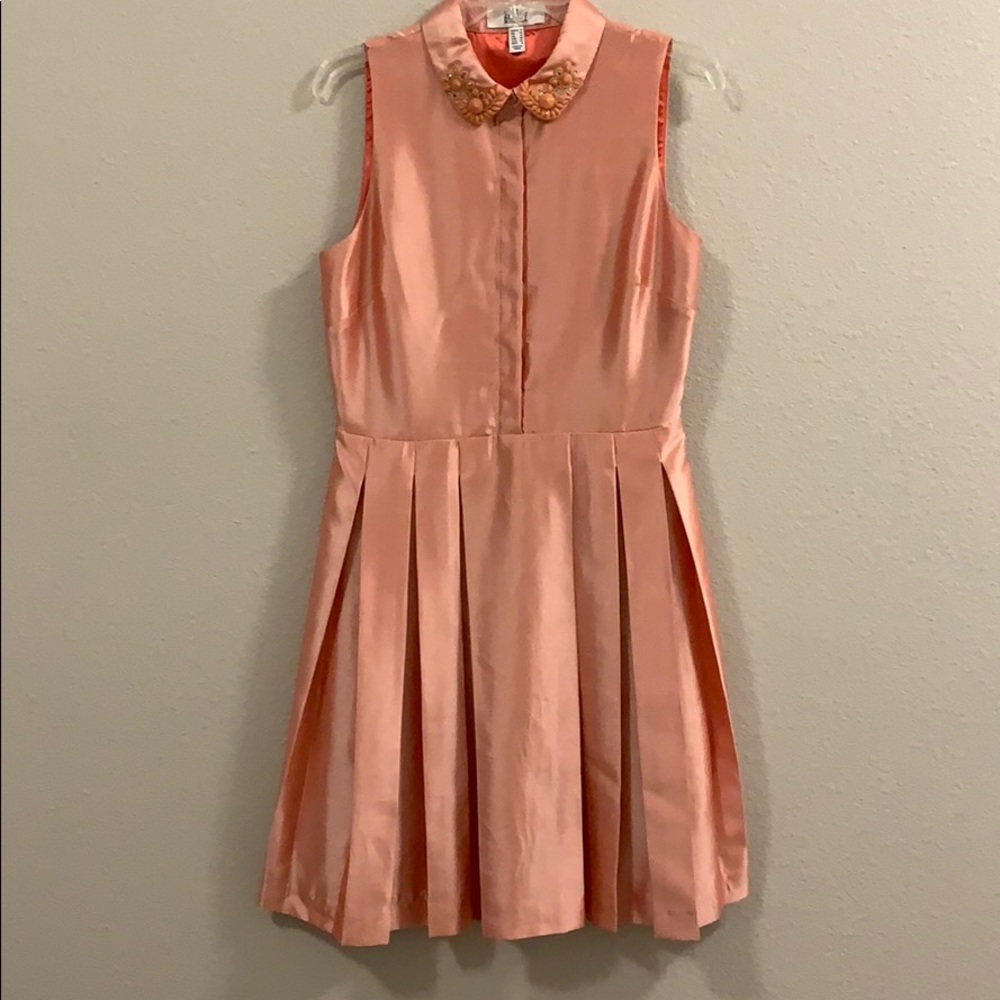 Belle BadgleyMischka embellished cocktail dress
